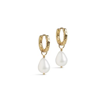 Enamel - Hoops Significant Pearl - Guld
